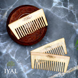 Short Wide Tooth Neem Comb