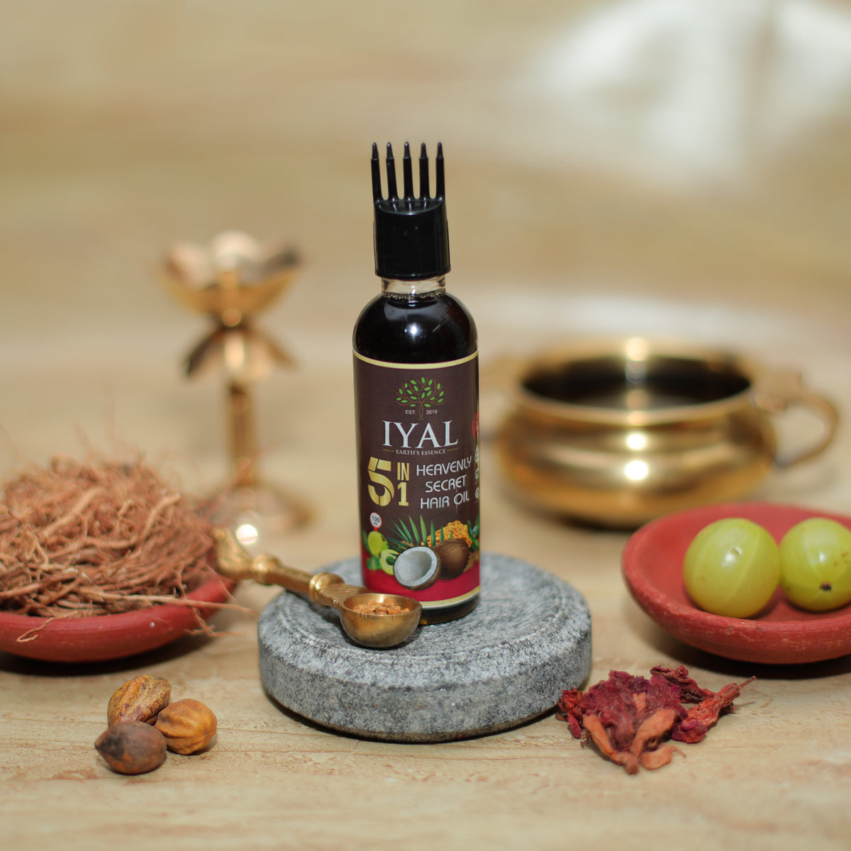5 in 1 Heavenly Secret Hair Oil – IYAL INDIA 5 in 1 Heavenly Secret Hair Oil – IYAL INDIA