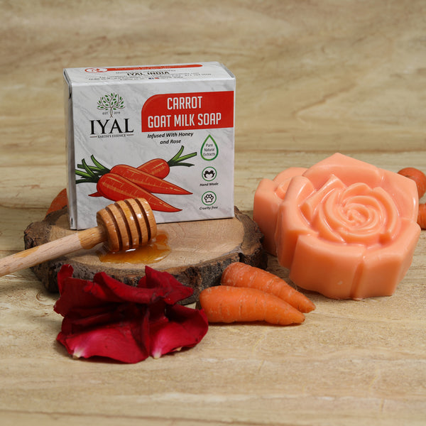 Carrot Honey Goatmilk Soap (Soft and Smooth Skin)